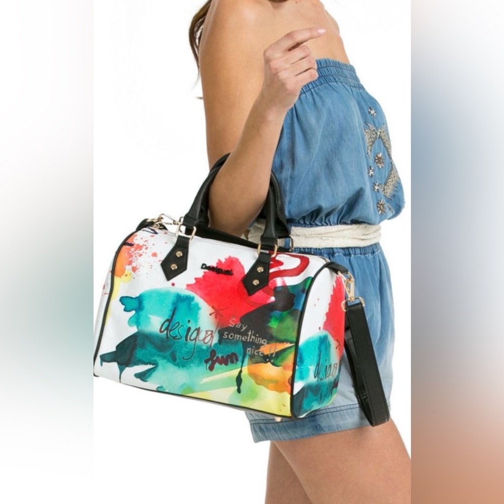 Desigual Colorful Believe Yourself Satchel
